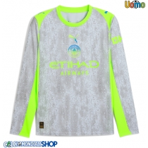 Maglie da calcio Manchester City Terza Maglia 2025-26 Manica Lunga